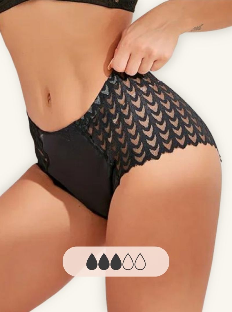 Slip avec bordure en dentelle