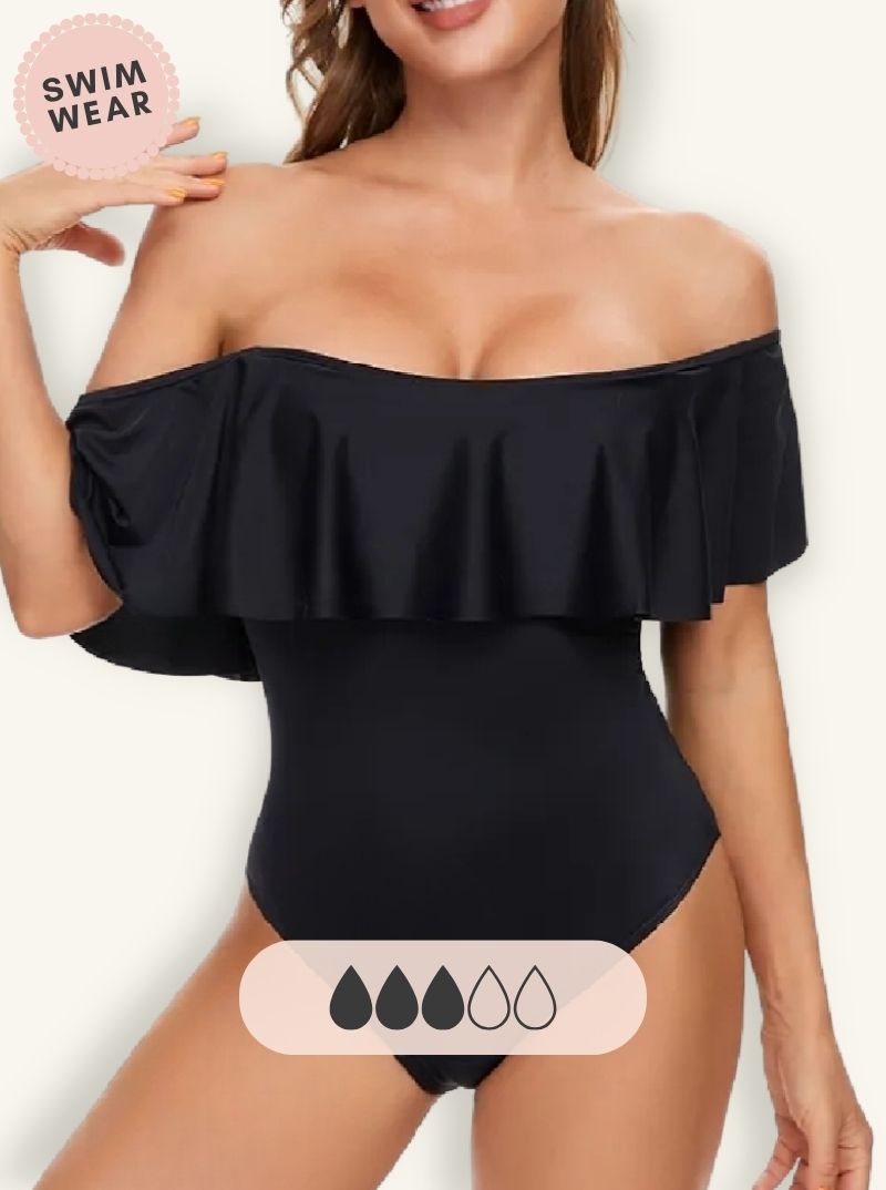 Maillot de bain à épaulettes