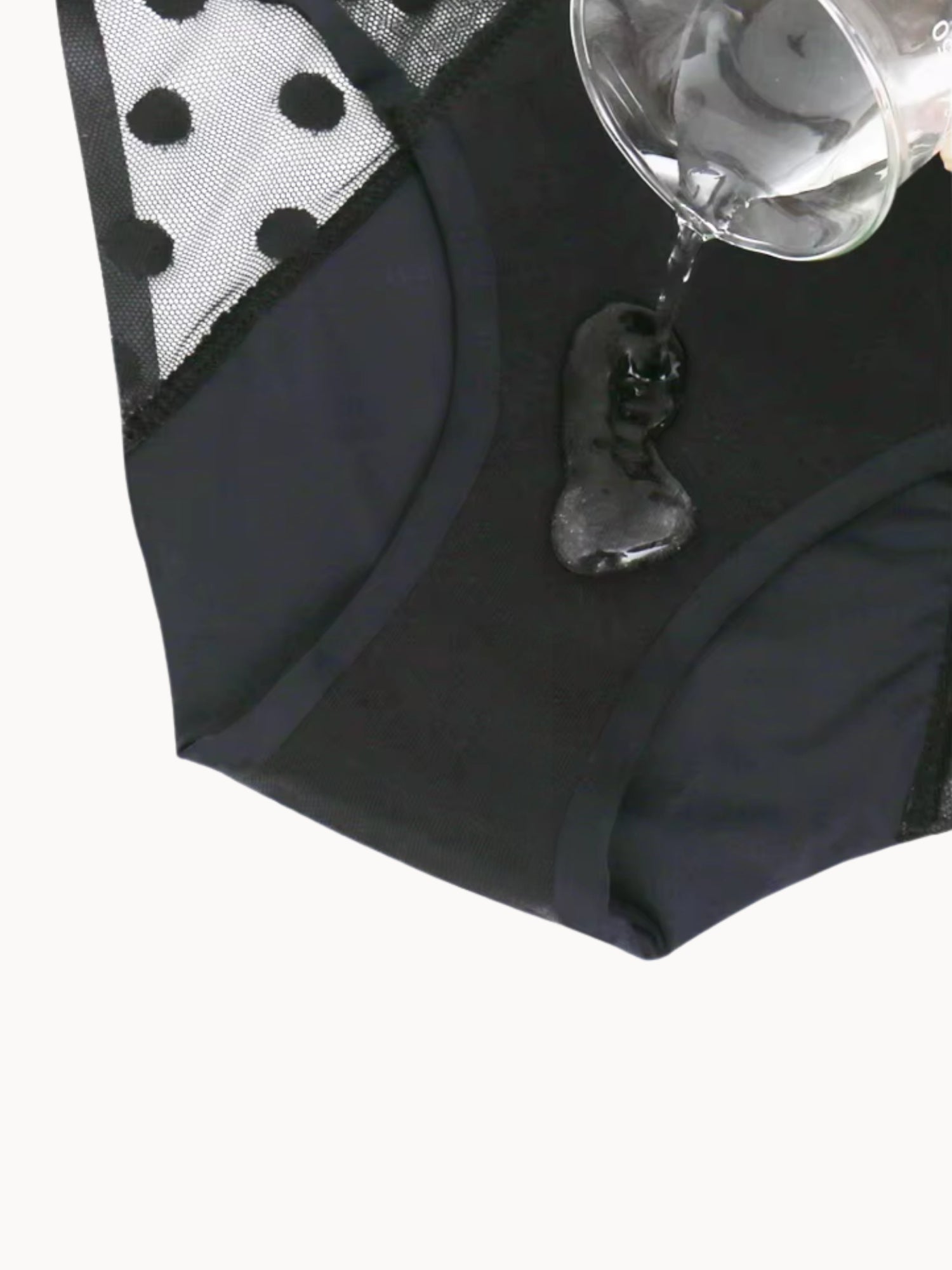 Sheer Dot Mesh Brief