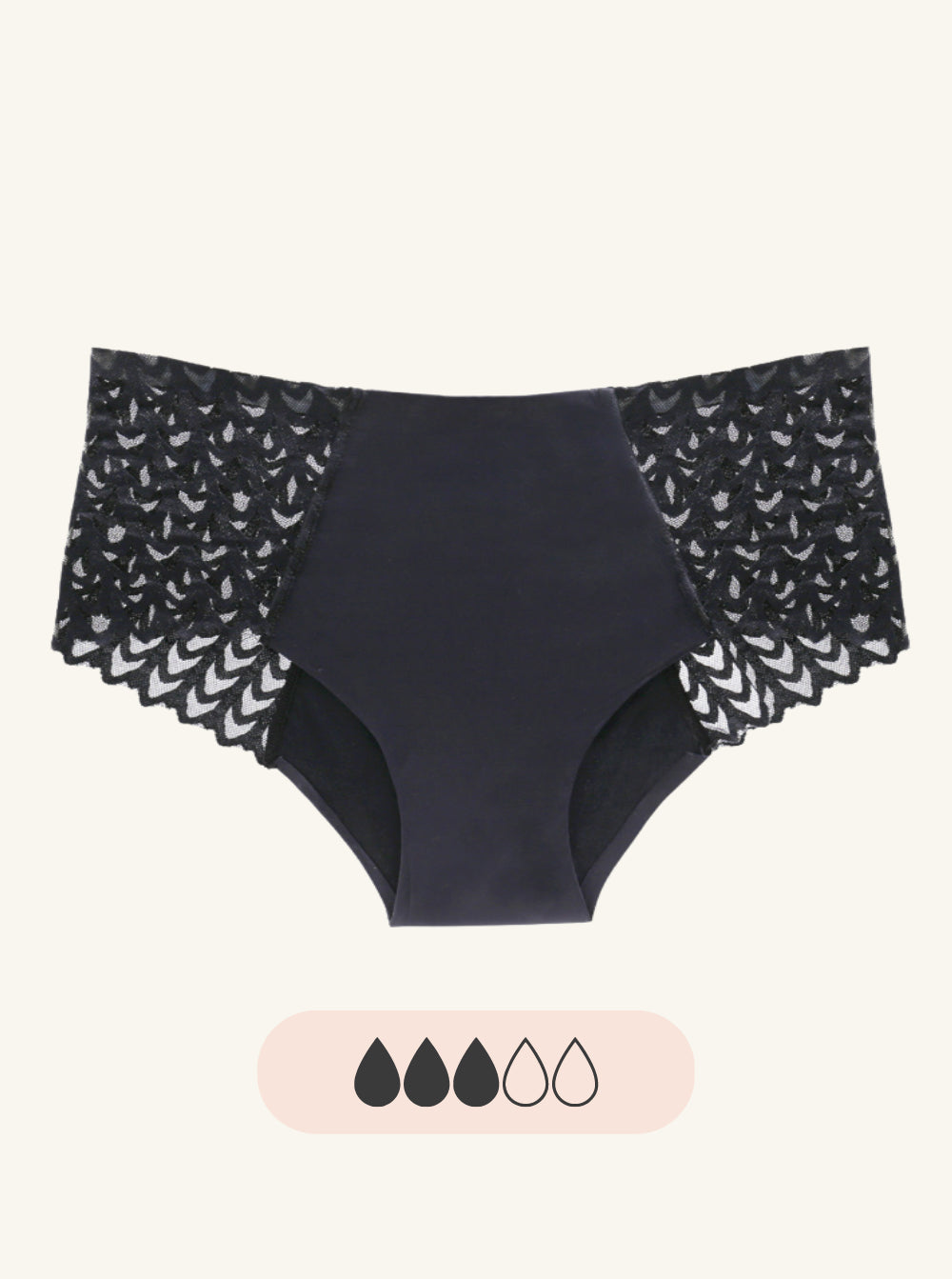 Slip avec bordure en dentelle