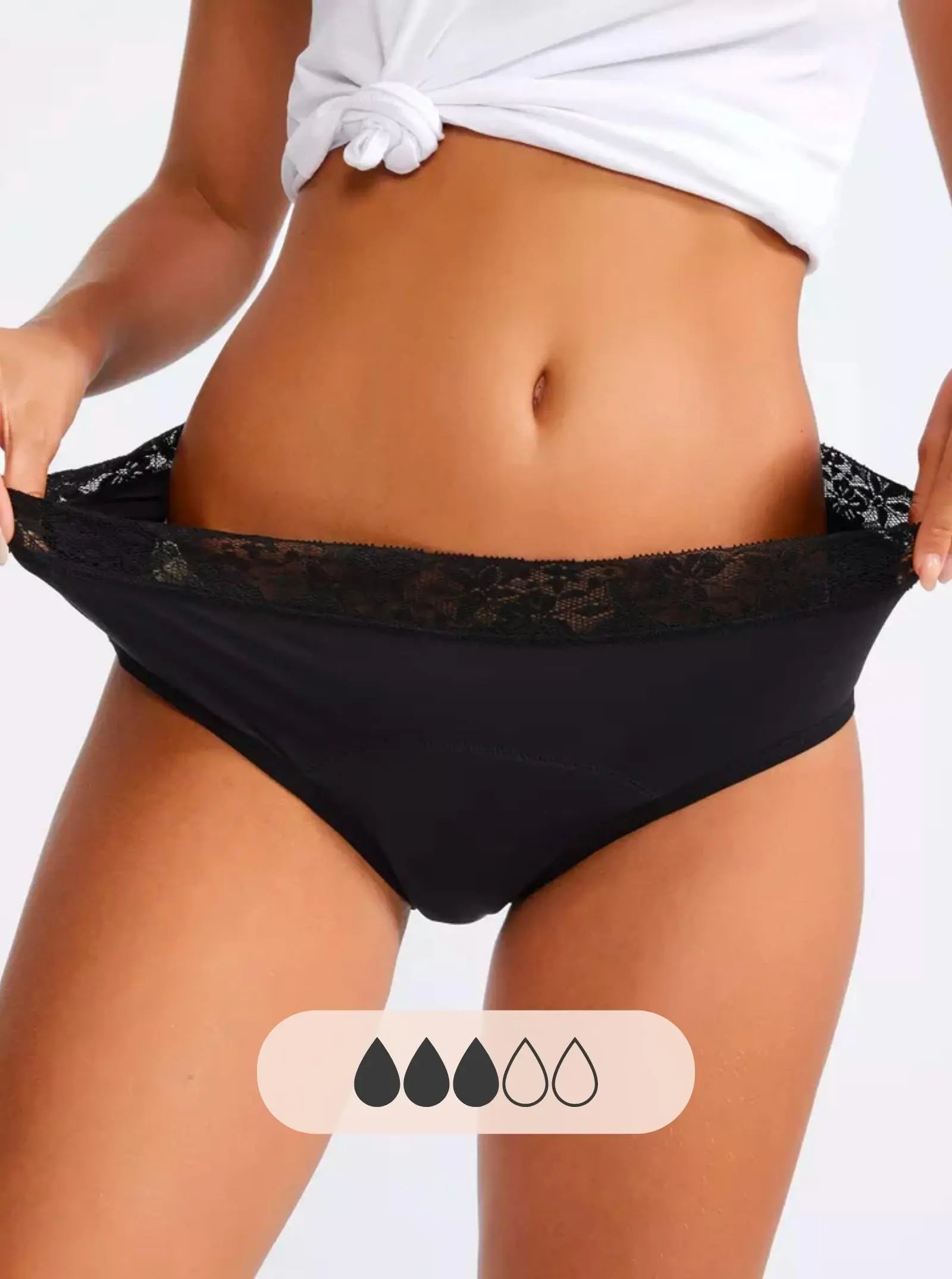 Lace Trim Bikini - BIOpads