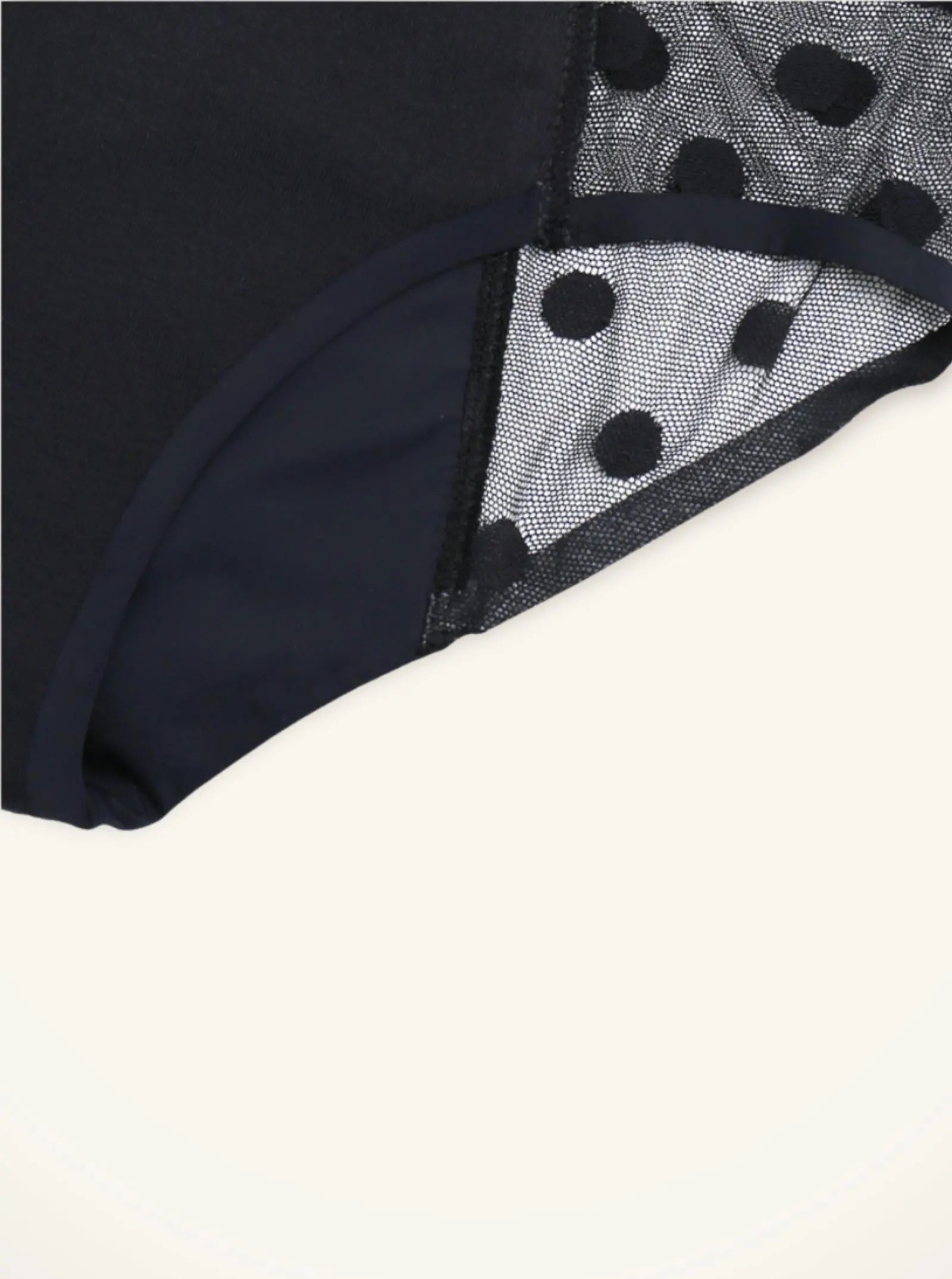 Sheer Dot Mesh Brief - BIOpads