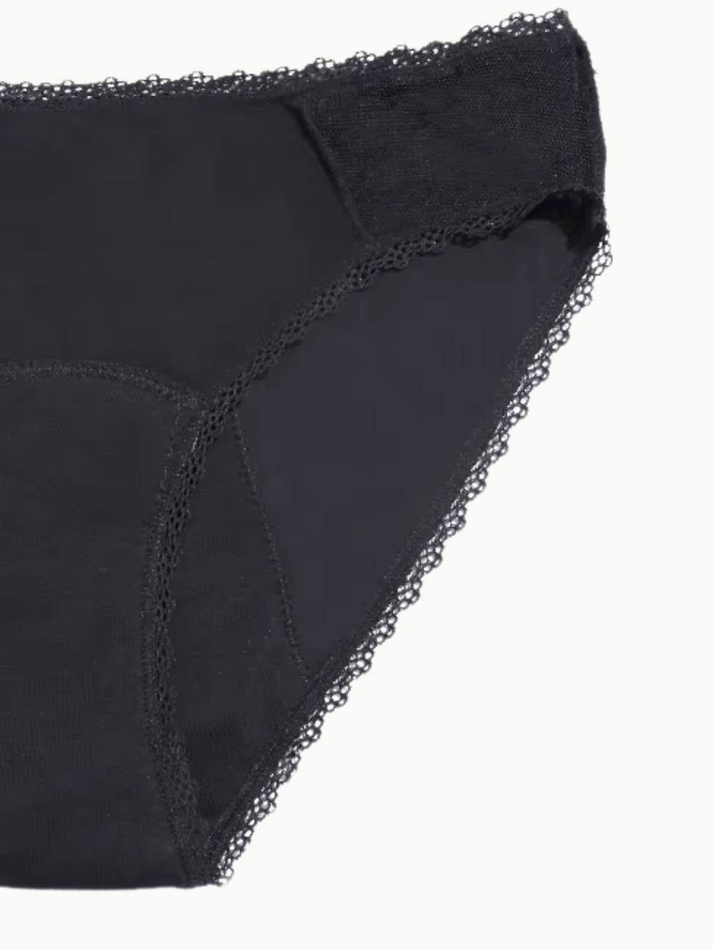 French Cut de bambú con encaje