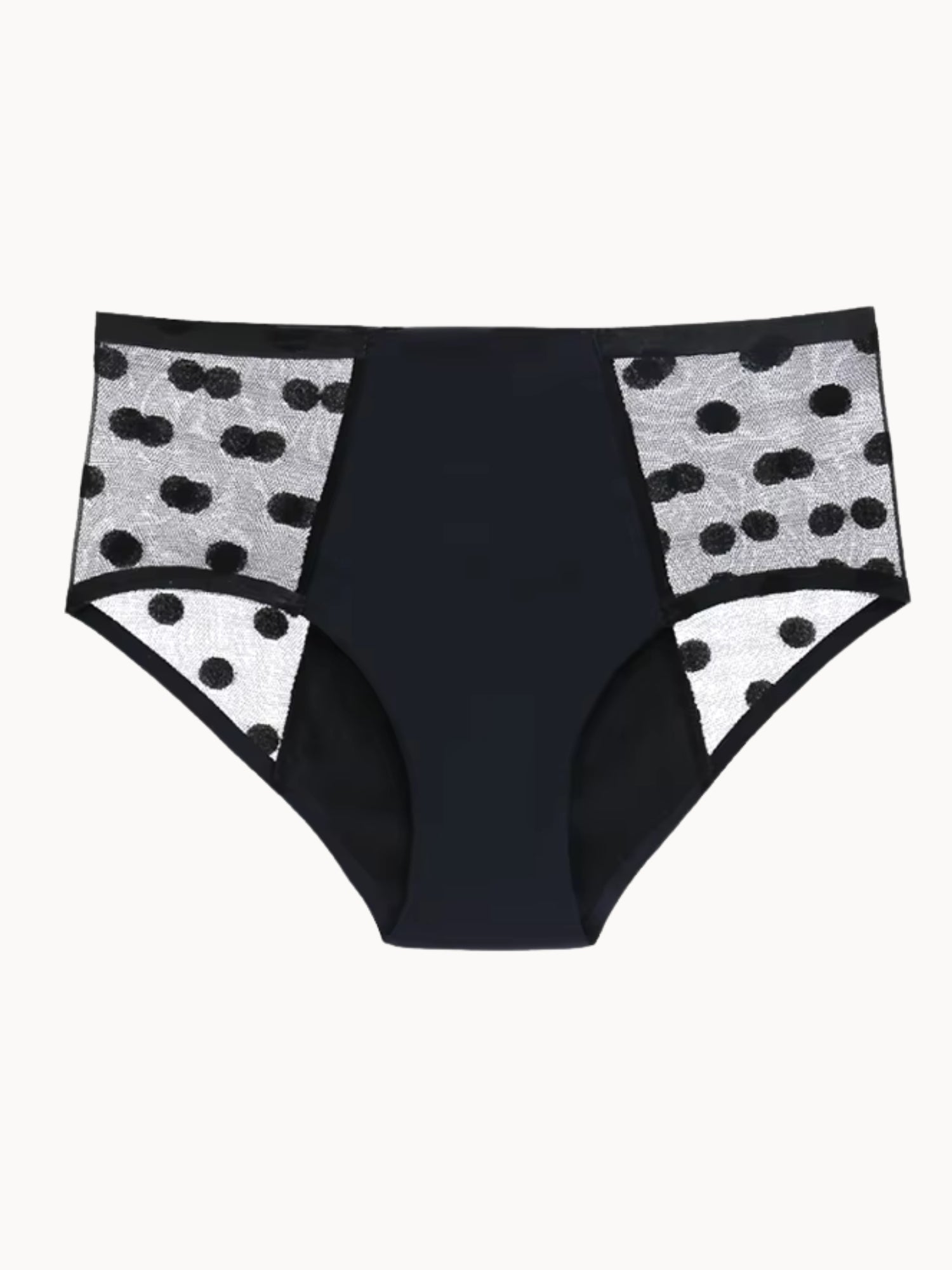 Sheer Dot Mesh Brief