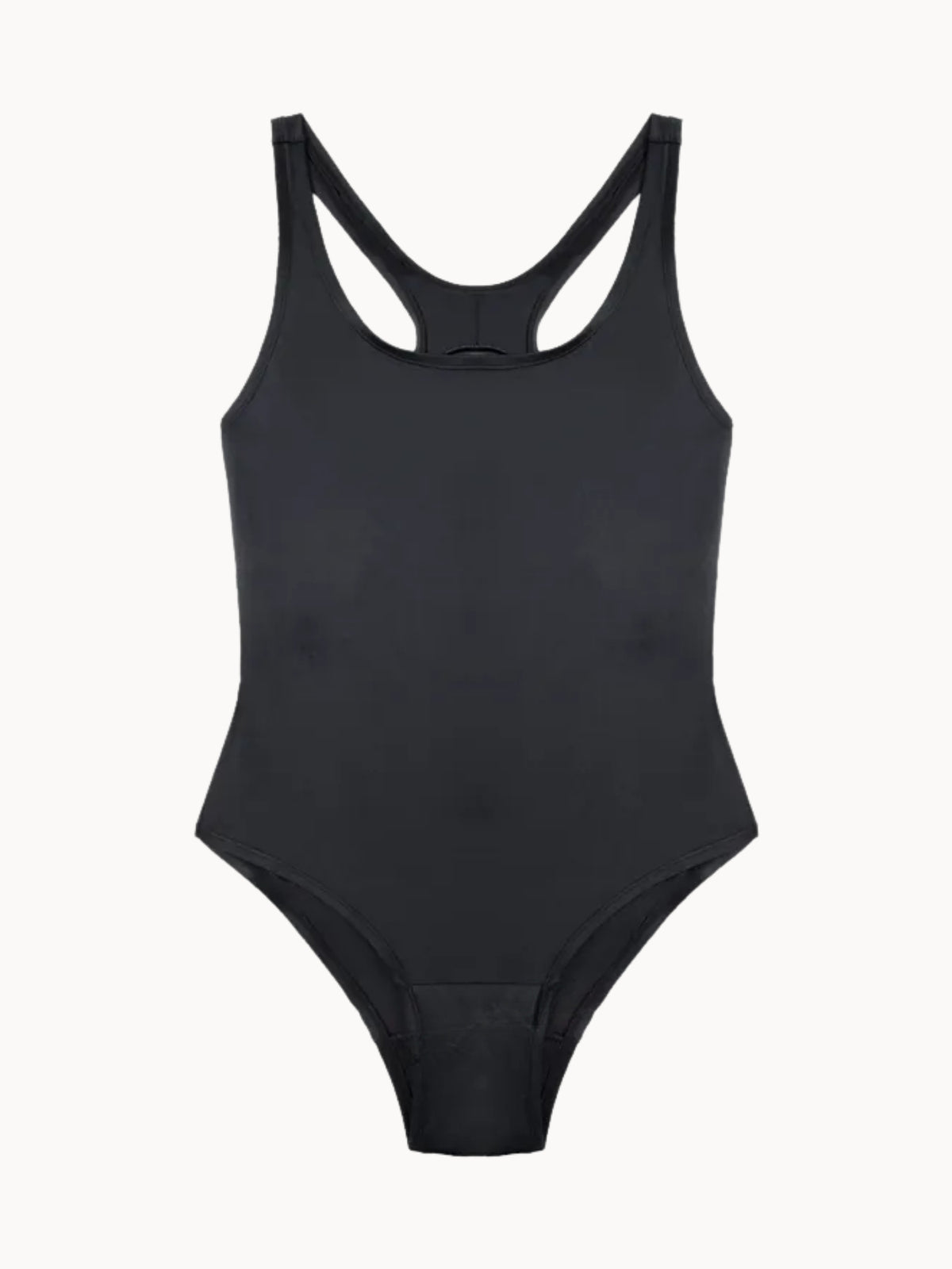 Sportief absorberend badpak — zwart